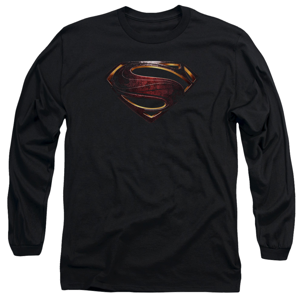 Justice League Superman Logo Men's Long Sleeve T-Shirt Men's Long Sleeve T-Shirt Justice League