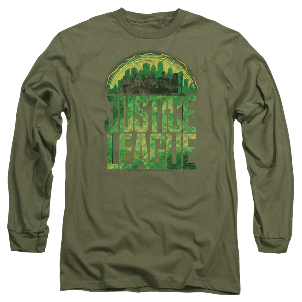 Justice League Kryptonite Men's Long Sleeve T-Shirt Men's Long Sleeve T-Shirt Justice League