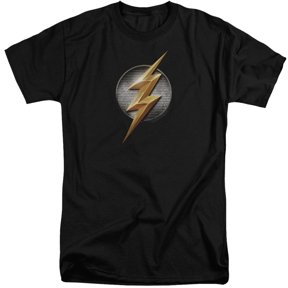 Justice League Flash Logo Men's Tall Fit T-Shirt Men's Tall Fit T-Shirt Justice League