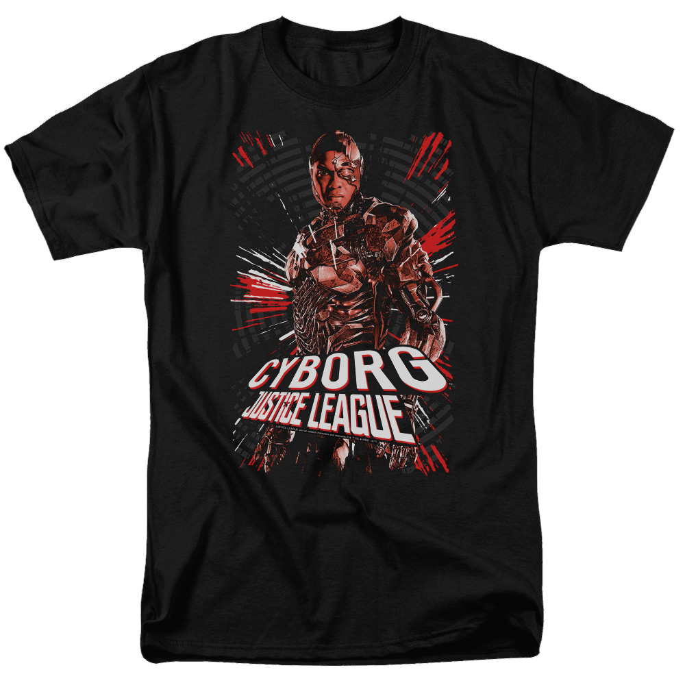 Justice League Cyborg Men's Regular Fit T-Shirt Men's Regular Fit T-Shirt Justice League