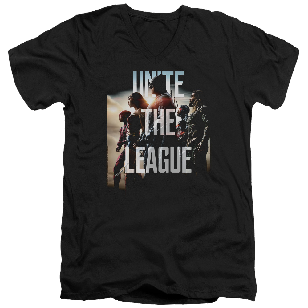 Justice League Dawn Men's V-Neck T-Shirt Men's V-Neck T-Shirt Justice League