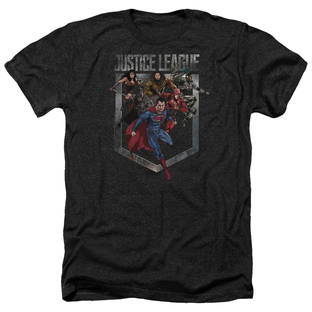 Justice League Charge Men's Heather T-Shirt Men's Heather T-Shirt Justice League