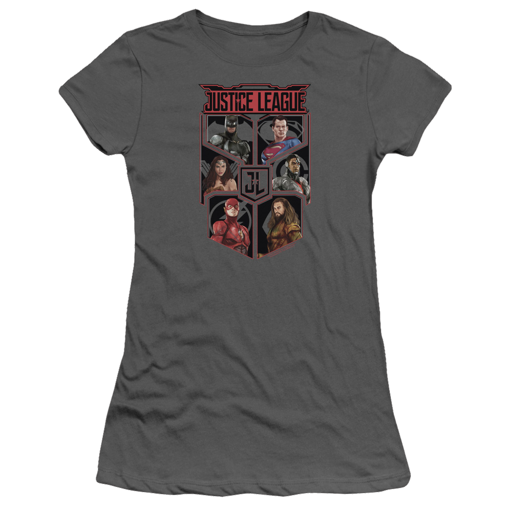 Justice League League Of Six Juniors T-Shirt Juniors T-Shirt Justice League