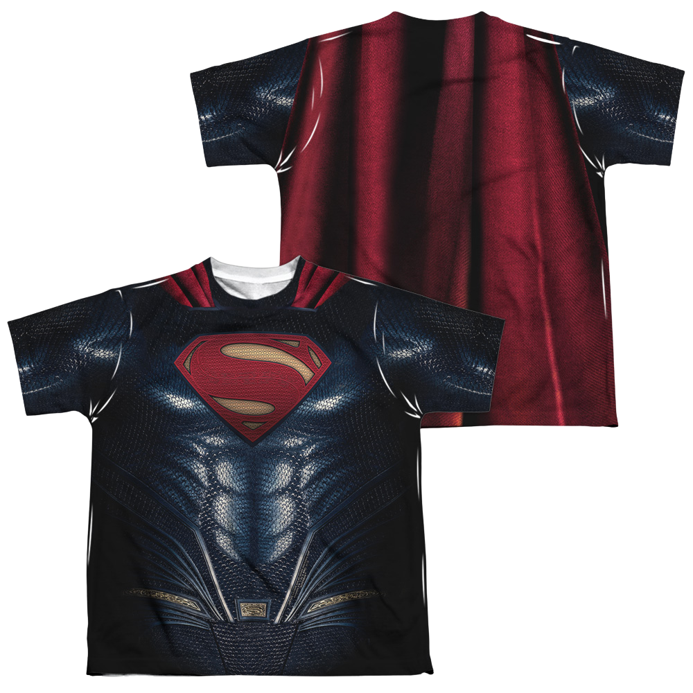Justice League Movie Superman Uniform - Youth All-Over Print Shirt Youth All-Over Print T-Shirt (Ages 8-12) Justice League