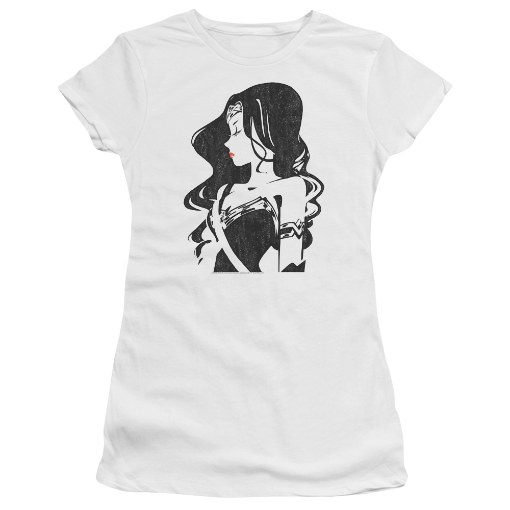 Justice League Profile Juniors T-Shirt Juniors T-Shirt Justice League