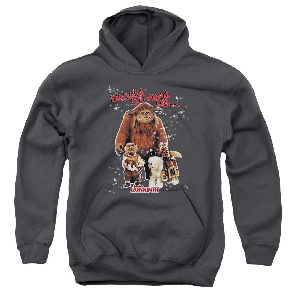 Labyrinth Should You Need Us Youth Hoodie (Ages 8-12) Youth Hoodie (Ages 8-12) Labyrinth