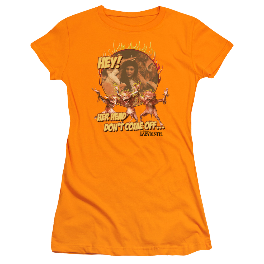 Labyrinth Head Dont Come Off - Juniors T-Shirt Juniors T-Shirt Labyrinth