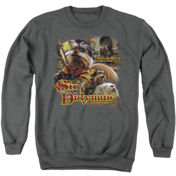 Labyrinth Sir Didymus Men's Crewneck Sweatshirt Men's Crewneck Sweatshirt Labyrinth