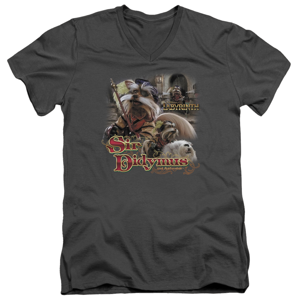 Labyrinth Sir Didymus Men's V-Neck T-Shirt Men's V-Neck T-Shirt Labyrinth