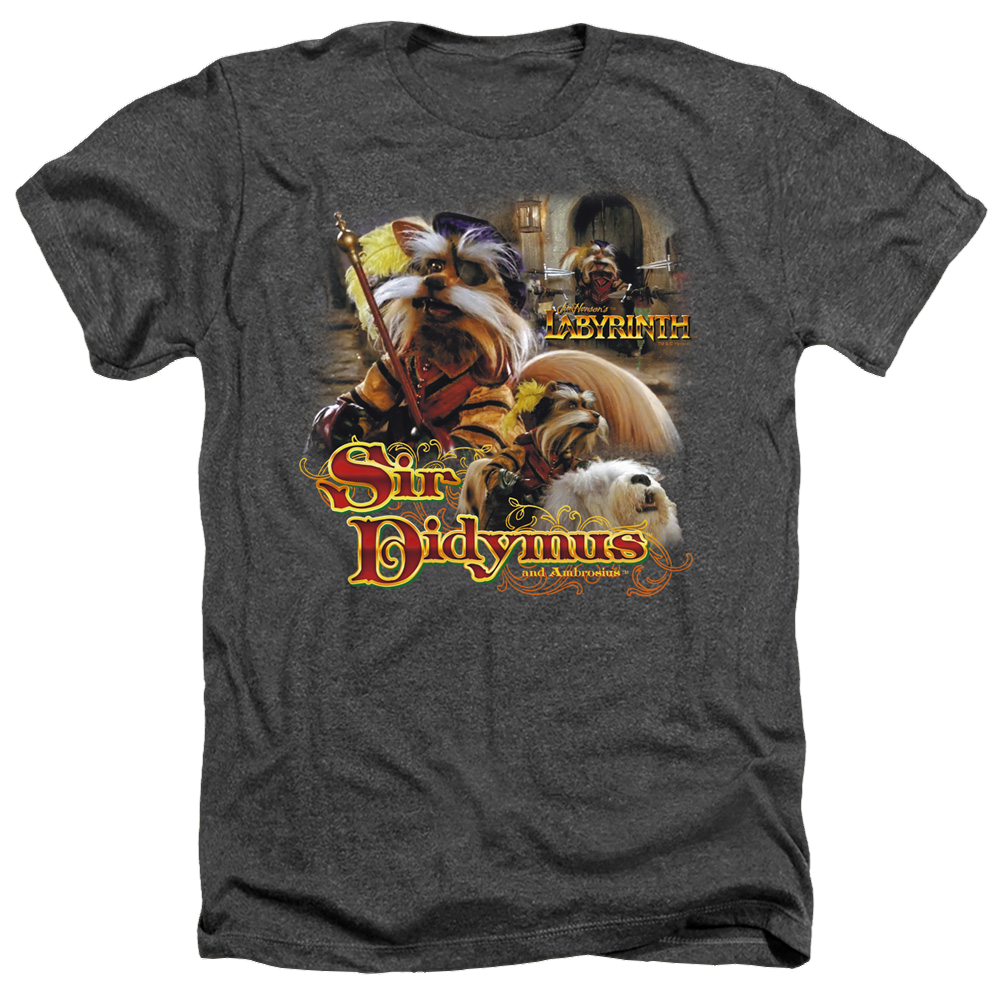 Labyrinth Sir Didymus Men's Heather T-Shirt Men's Heather T-Shirt Labyrinth