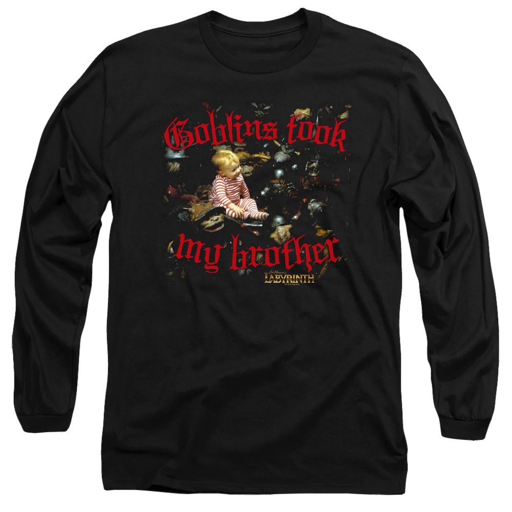 Labyrinth Goblins Took My Brother Men's Long Sleeve T-Shirt Men's Long Sleeve T-Shirt Labyrinth
