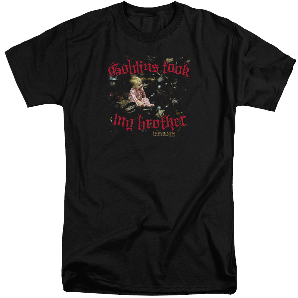 Labyrinth Goblins Took My Brother Men's Tall Fit T-Shirt Men's Tall Fit T-Shirt Labyrinth