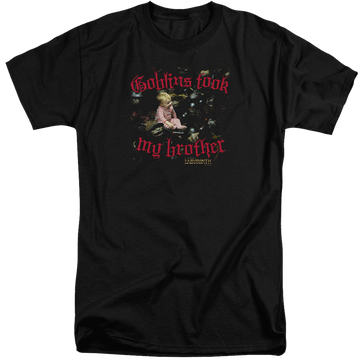 Labyrinth Goblins Took My Brother Men's Tall Fit T-Shirt Men's Tall Fit T-Shirt Labyrinth