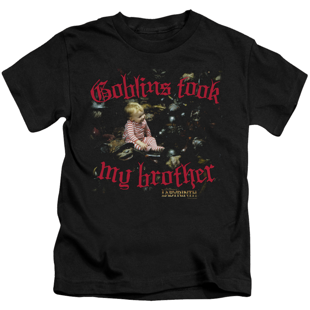 Labyrinth Goblins Took My Brother Kid's T-Shirt (Ages 4-7) Kid's T-Shirt (Ages 4-7) Labyrinth