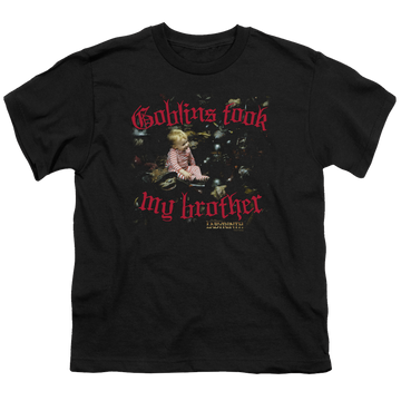 Labyrinth Goblins Took My Brother Youth T-Shirt (Ages 8-12) Youth T-Shirt (Ages 8-12) Labyrinth