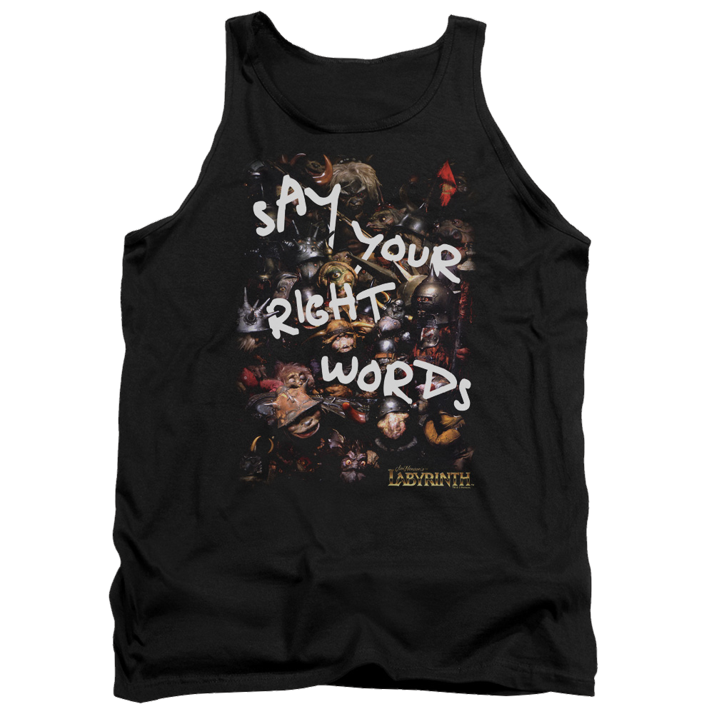 Labyrinth Right Words Men's Tank Men's Tank Labyrinth