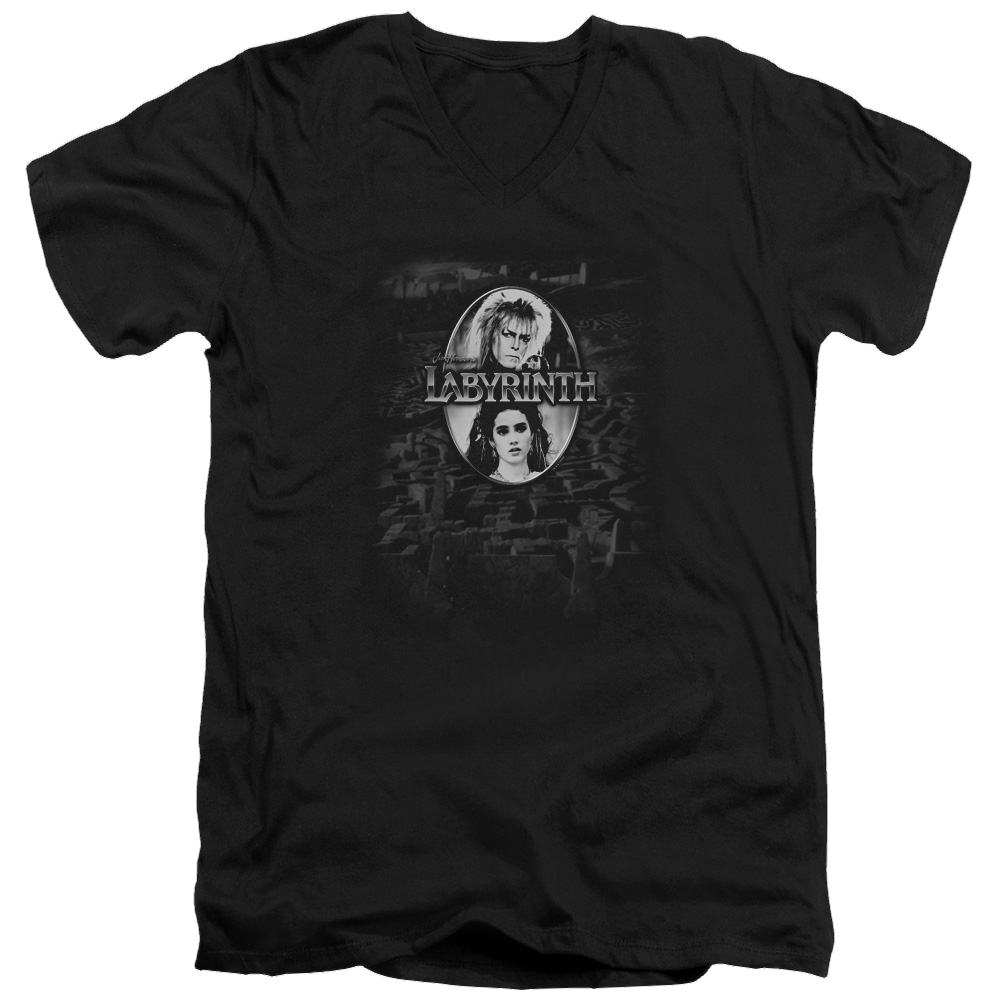 Labyrinth Maze Men's V-Neck T-Shirt Men's V-Neck T-Shirt Labyrinth