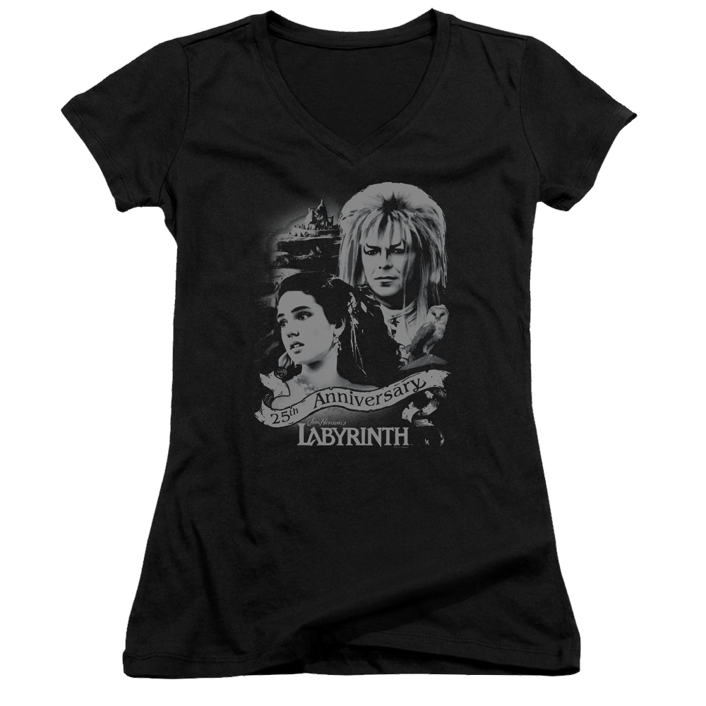 Labyrinth Anniversary Juniors V-Neck T-Shirt Juniors V-Neck T-Shirt Labyrinth