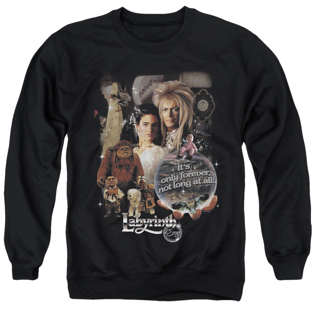 Labyrinth 25 Years Of Magic Men's Crewneck Sweatshirt Men's Crewneck Sweatshirt Labyrinth