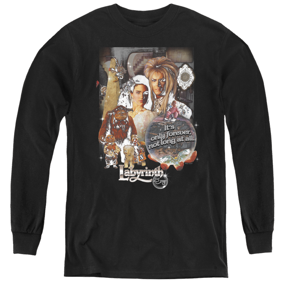 Labyrinth 25 Years Of Magic - Youth Long Sleeve T-Shirt Youth Long Sleeve T-Shirt Labyrinth