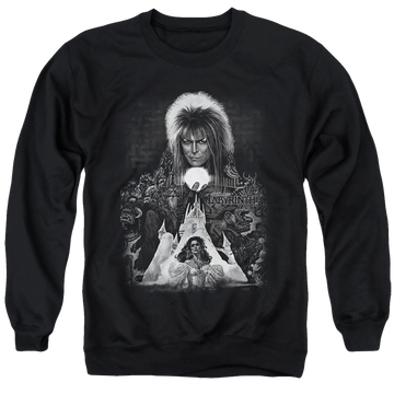 Labyrinth Castle Men's Crewneck Sweatshirt Men's Crewneck Sweatshirt Labyrinth