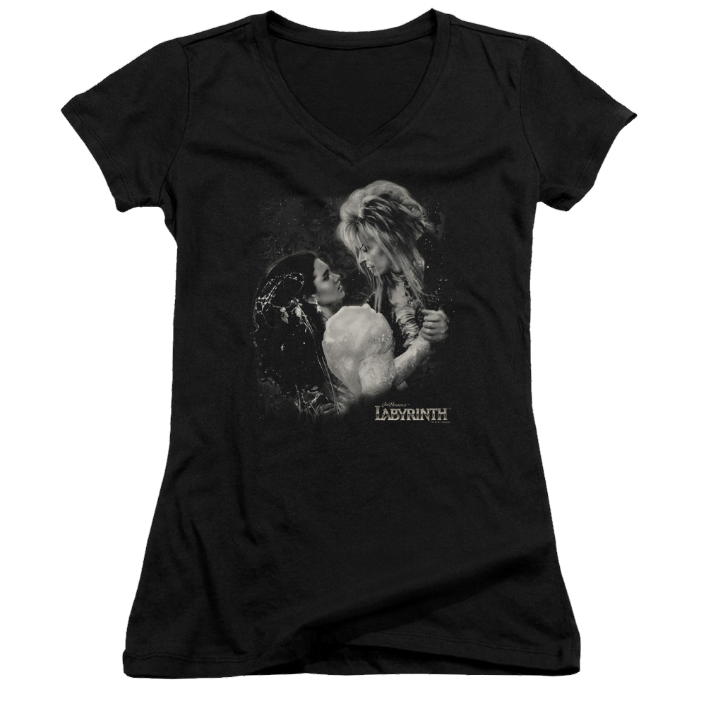 Labyrinth Dream Dance Juniors V-Neck T-Shirt Juniors V-Neck T-Shirt Labyrinth