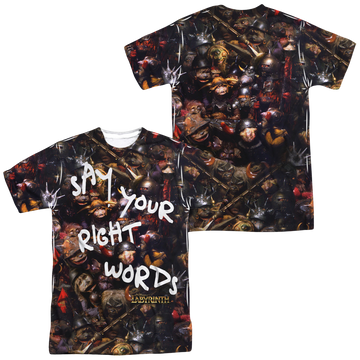 Labyrinth Right Words Men's All Over Print T-Shirt Men's All-Over Print T-Shirt Labyrinth