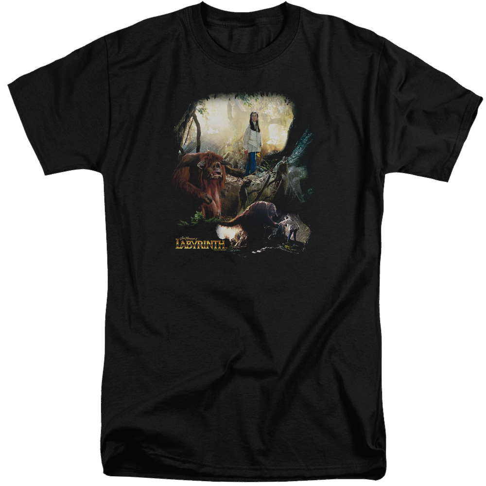 Labyrinth Sarah & Ludo Men's Tall Fit T-Shirt Men's Tall Fit T-Shirt Labyrinth