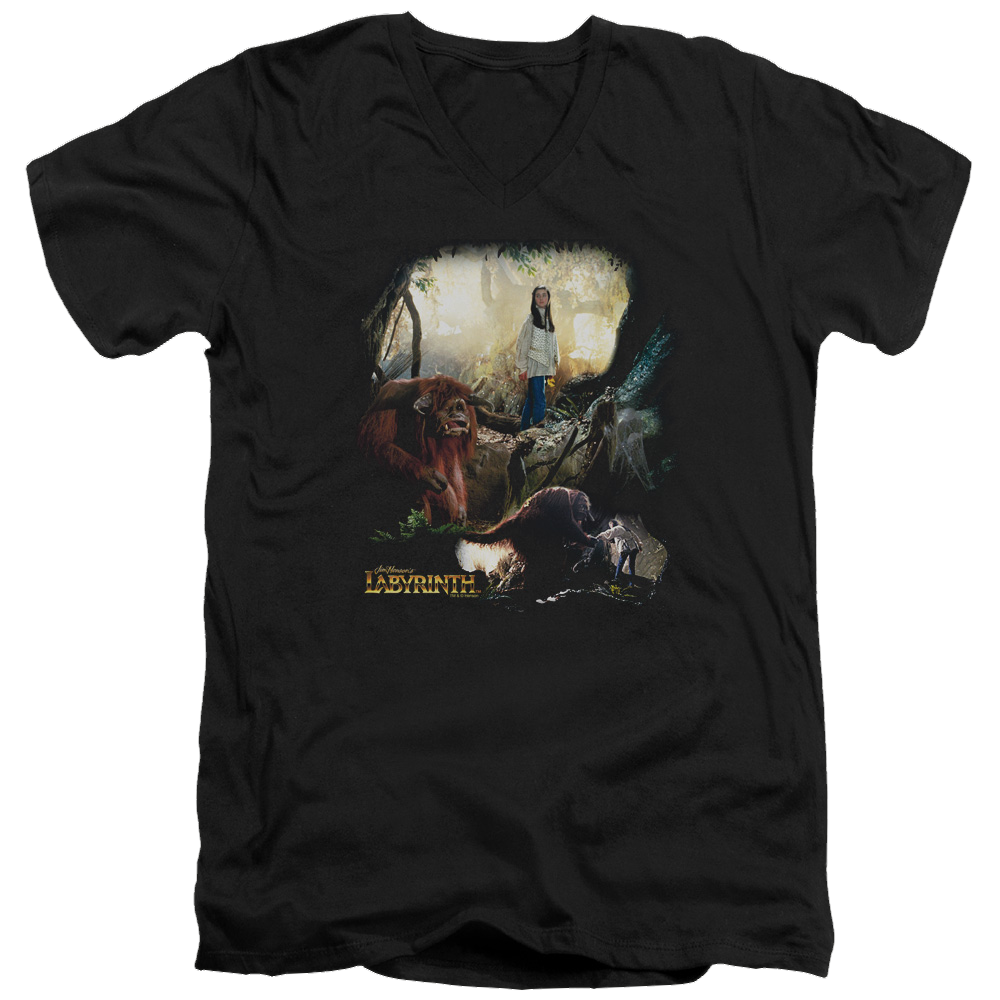 Labyrinth Sarah & Ludo Men's V-Neck T-Shirt Men's V-Neck T-Shirt Labyrinth