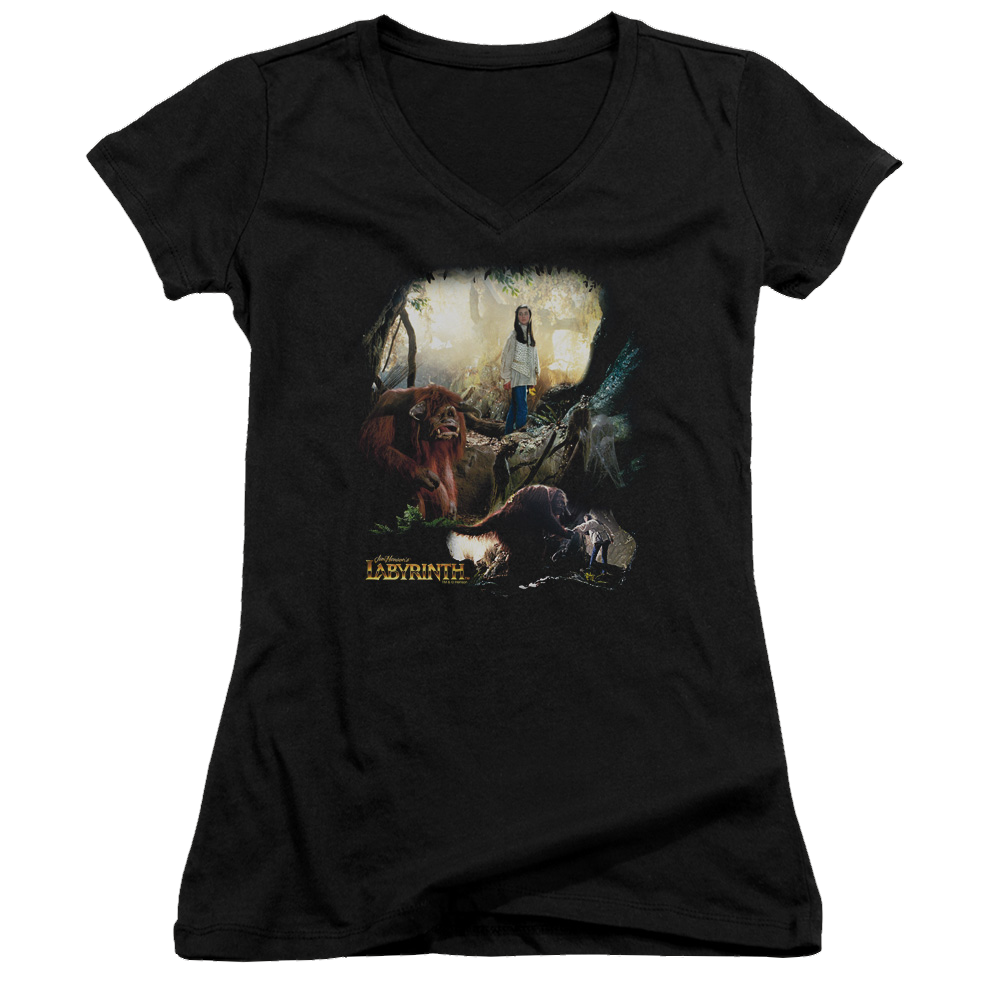 Labyrinth Sarah & Ludo Juniors V-Neck T-Shirt Juniors V-Neck T-Shirt Labyrinth