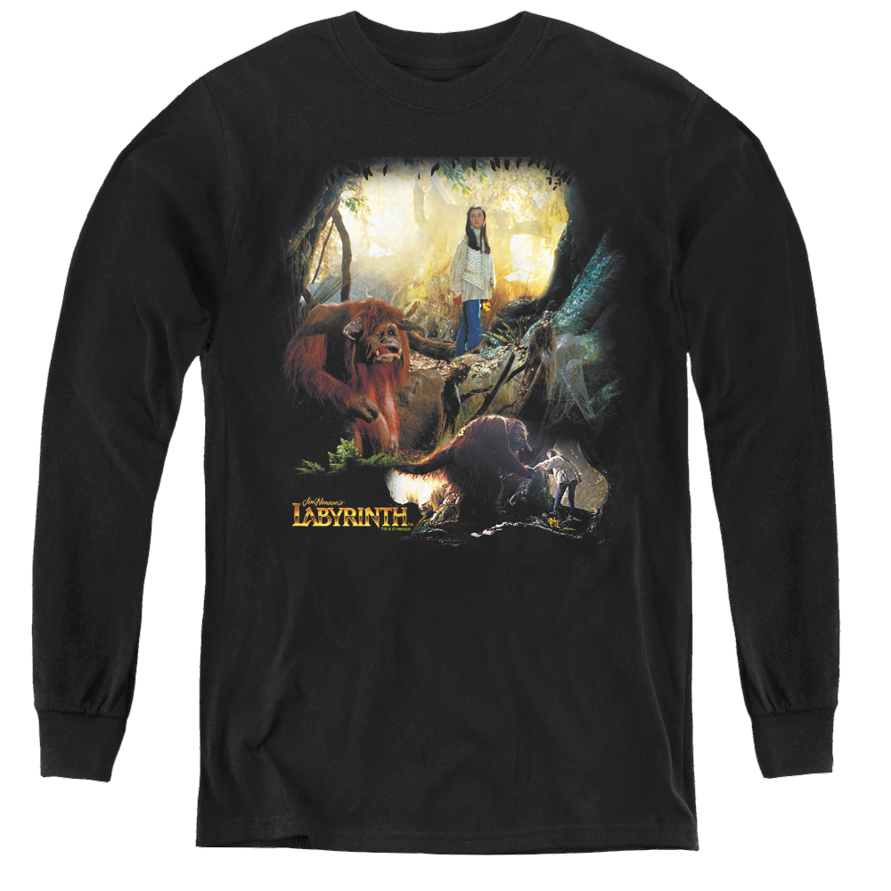 Labyrinth Sarah & Ludo - Youth Long Sleeve T-Shirt Youth Long Sleeve T-Shirt Labyrinth