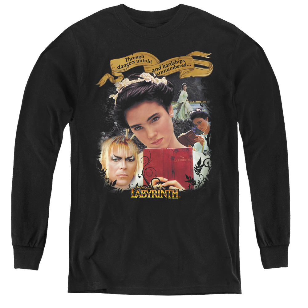 Labyrinth Dangers Untold - Youth Long Sleeve T-Shirt Youth Long Sleeve T-Shirt Labyrinth