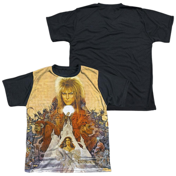 Labyrinth Cover Art Youth Black Back T-Shirt (Ages 8-12) Youth Black Back T-Shirt (Ages 8-12) Labyrinth