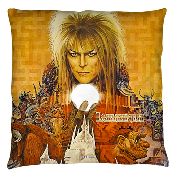Labyrinth Crystal Ball throw pillow