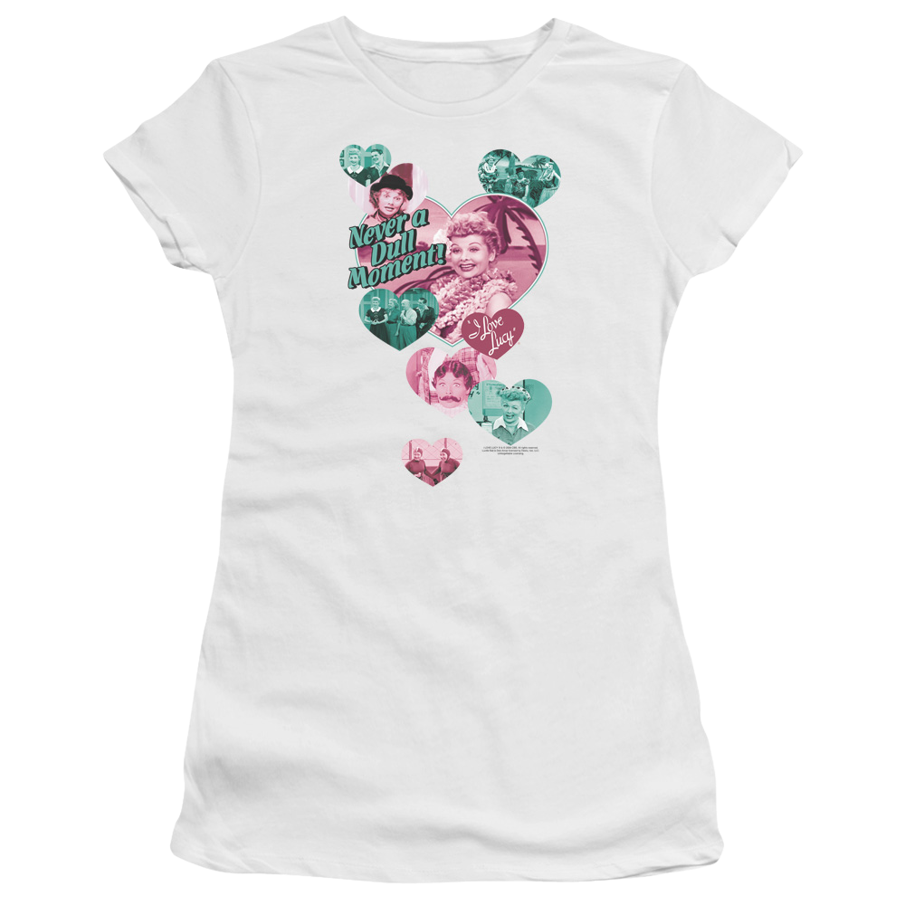 I Love Lucy Never A Dull Moment Juniors T-Shirt Juniors T-Shirt I Love Lucy