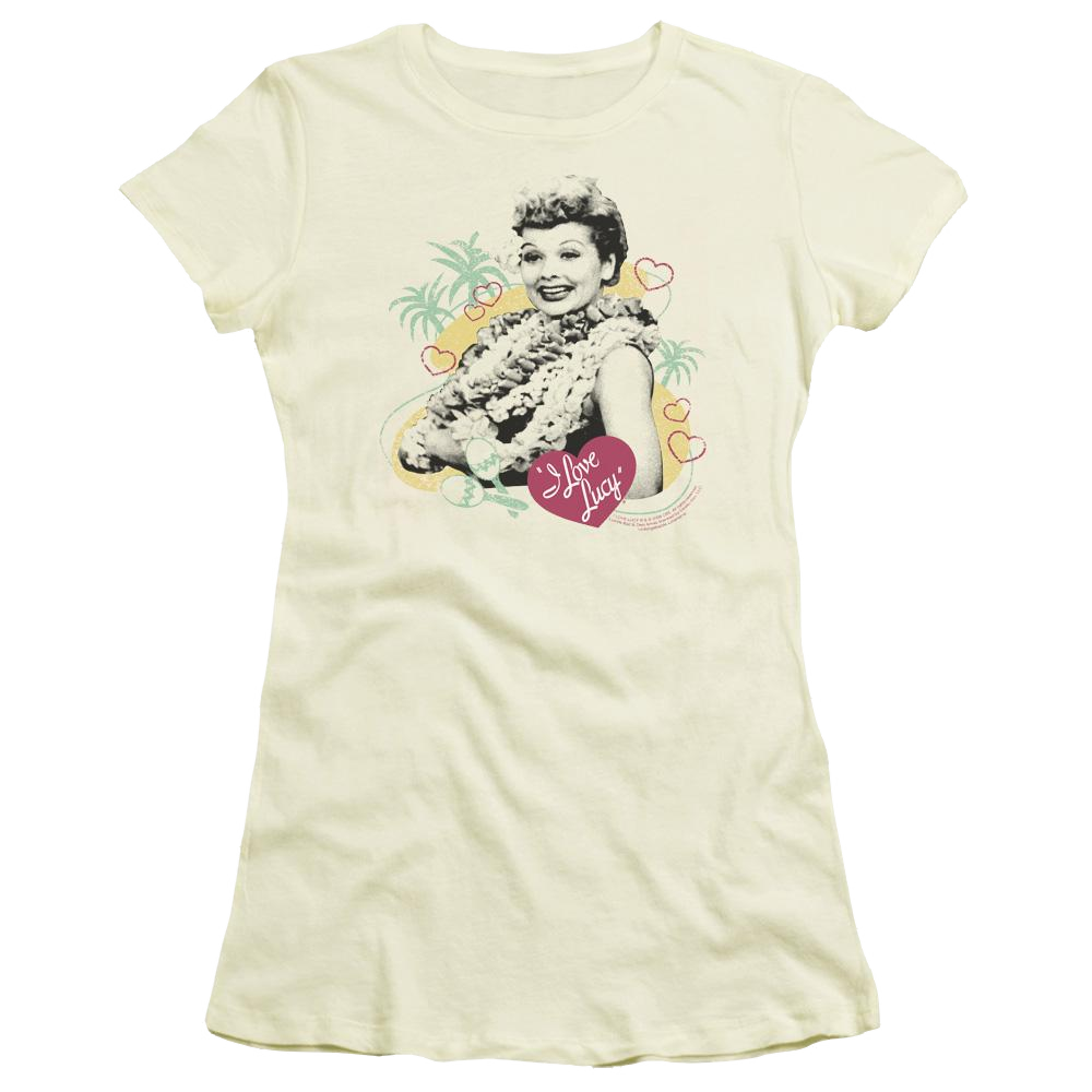 I Love Lucy Luau Graphic Juniors T-Shirt Juniors T-Shirt I Love Lucy