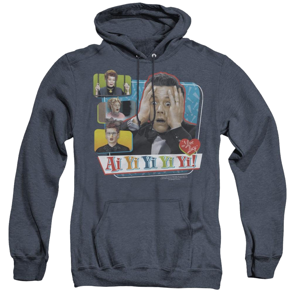 I Love Lucy Ai Yi Yi Yi Yi - Heather Pullover Hoodie Heather Pullover Hoodie I Love Lucy