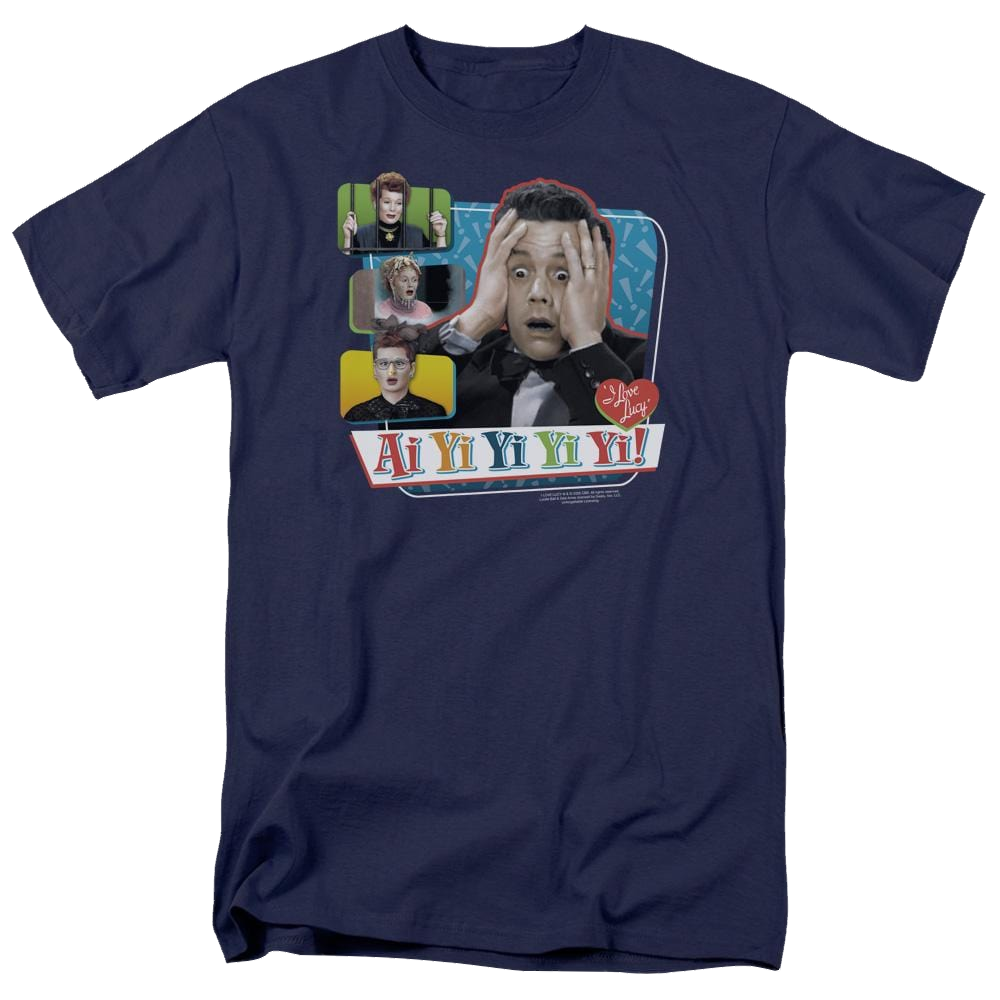I Love Lucy Ai Yi Yi Yi Yi Men's Regular Fit T-Shirt Men's Regular Fit T-Shirt I Love Lucy
