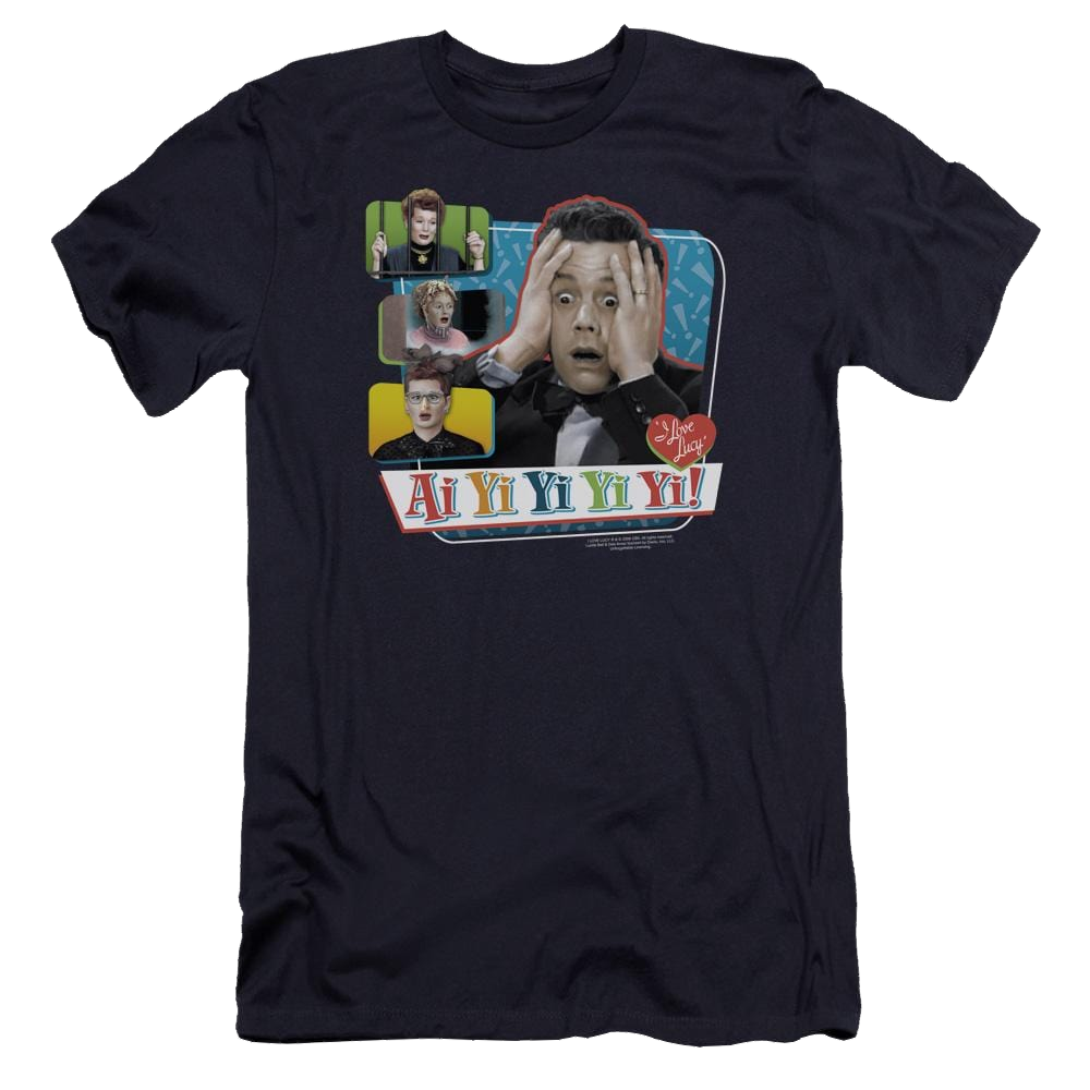 I Love Lucy Ai Yi Yi Yi Yi Men's Premium Slim Fit T-Shirt Men's Premium Slim Fit T-Shirt I Love Lucy