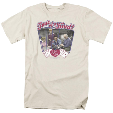 I Love Lucy Four Of A Kind Men's Regular Fit T-Shirt Men's Regular Fit T-Shirt I Love Lucy
