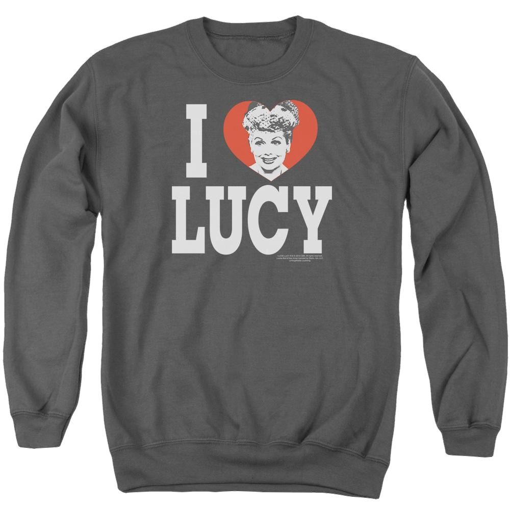 I Love Lucy I Love Lucy Men's Crewneck Sweatshirt Men's Crewneck Sweatshirt I Love Lucy