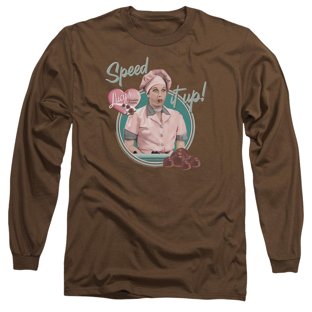 I Love Lucy Speed It Up Men's Long Sleeve T-Shirt Men's Long Sleeve T-Shirt I Love Lucy