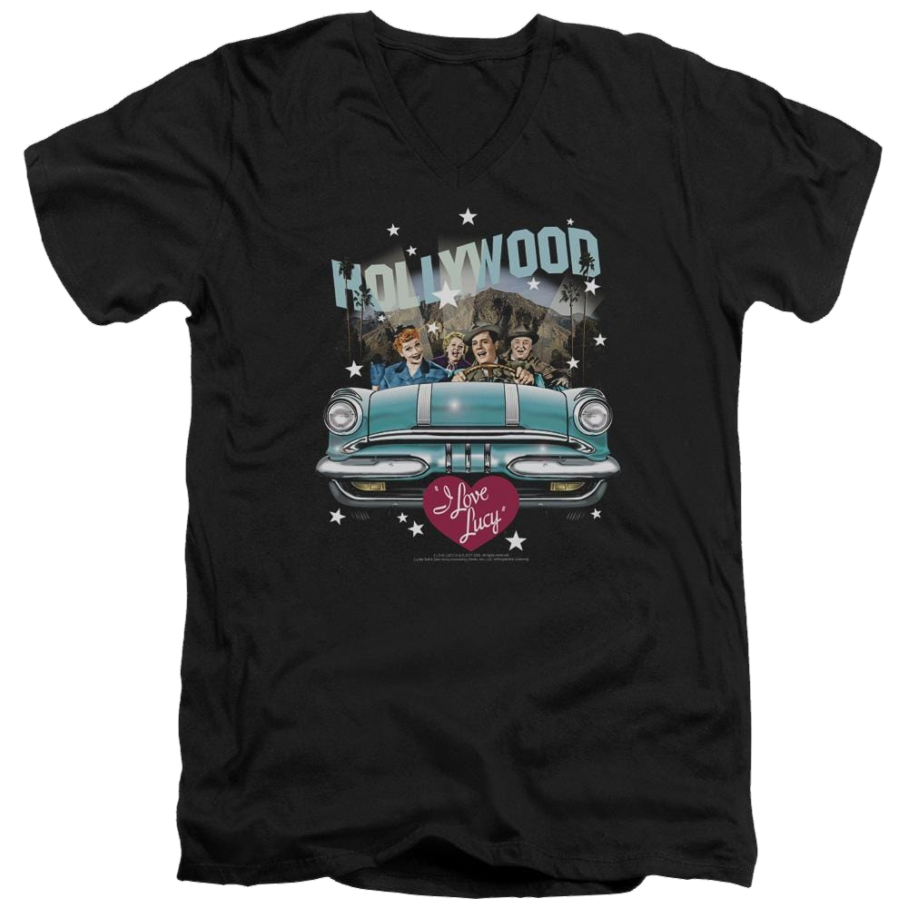I Love Lucy Hollywood Road Trip Men's V-Neck T-Shirt Men's V-Neck T-Shirt I Love Lucy