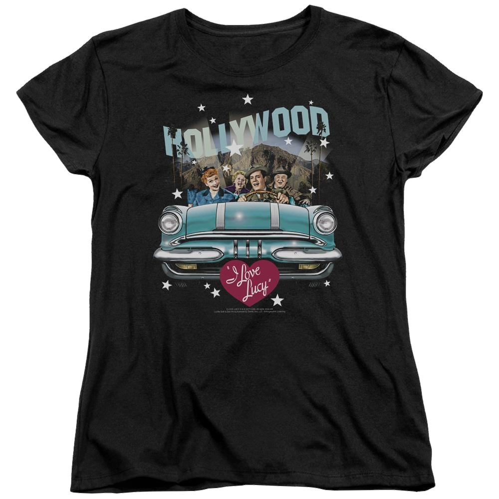 I Love Lucy Hollywood Road Trip Women's T-Shirt Women's T-Shirt I Love Lucy