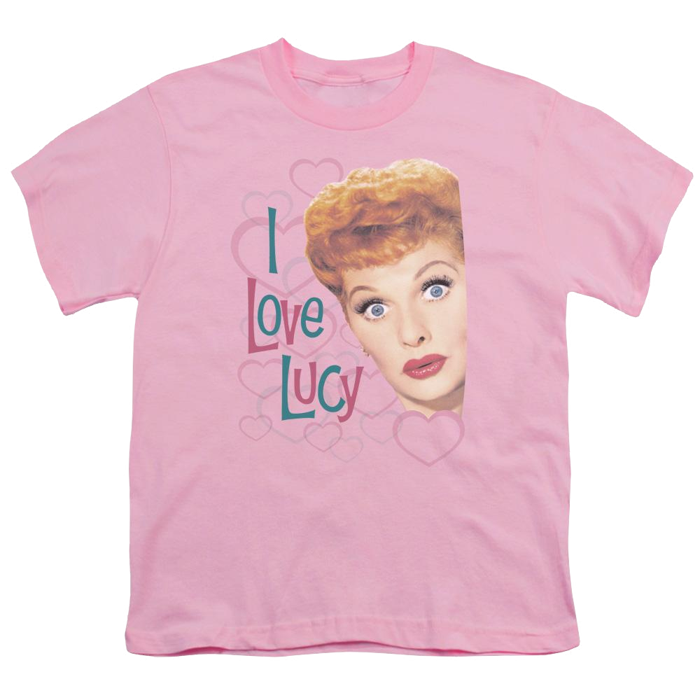 I Love Lucy Open Hearts - Youth T-Shirt Youth T-Shirt (Ages 8-12) I Love Lucy