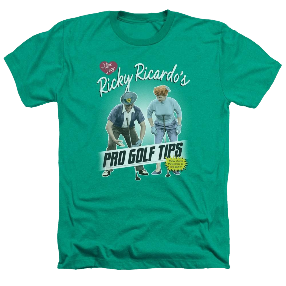 I Love Lucy Pro Golf Tips Men's Heather T-Shirt Men's Heather T-Shirt I Love Lucy