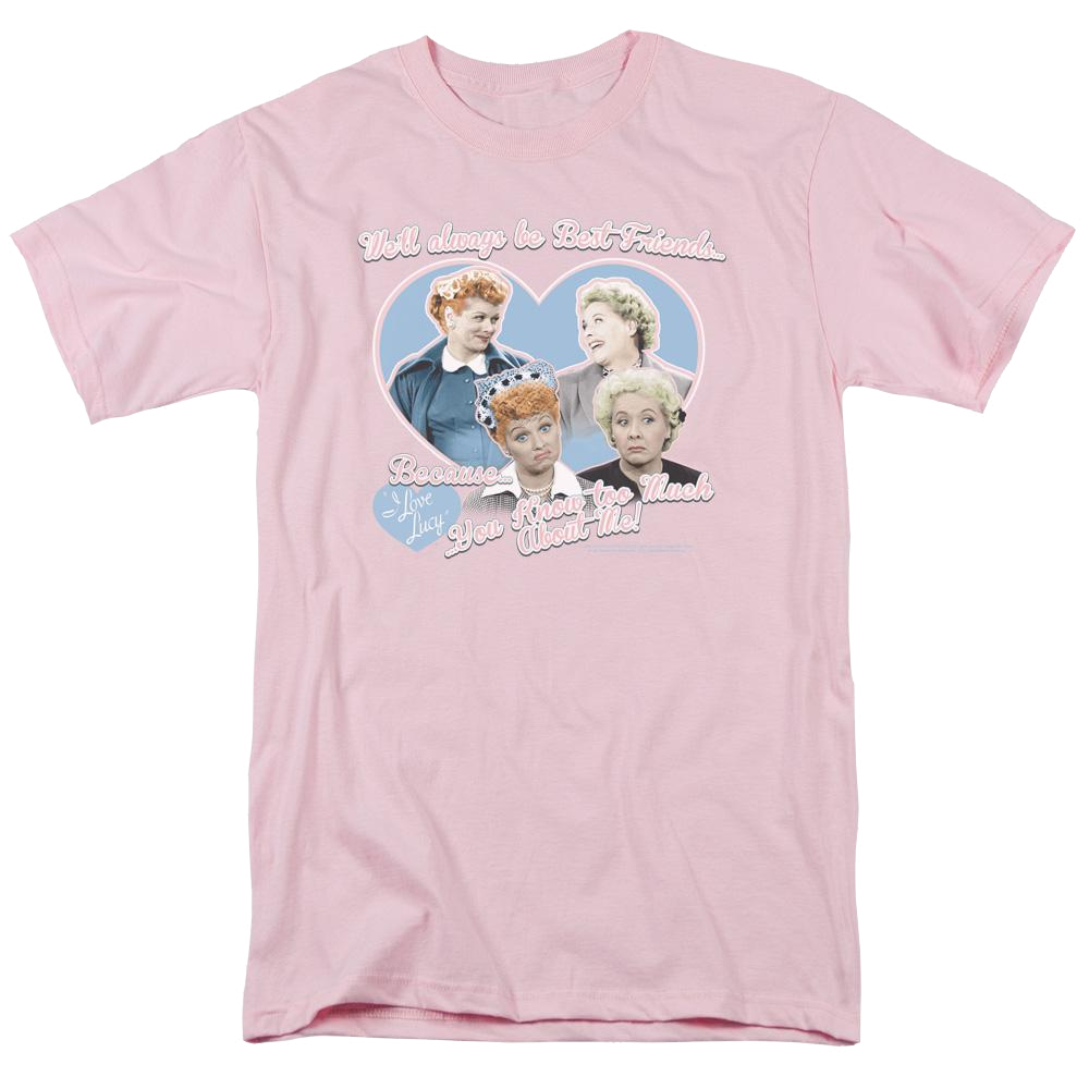 I Love Lucy Always Best Friends Men's Regular Fit T-Shirt Men's Regular Fit T-Shirt I Love Lucy
