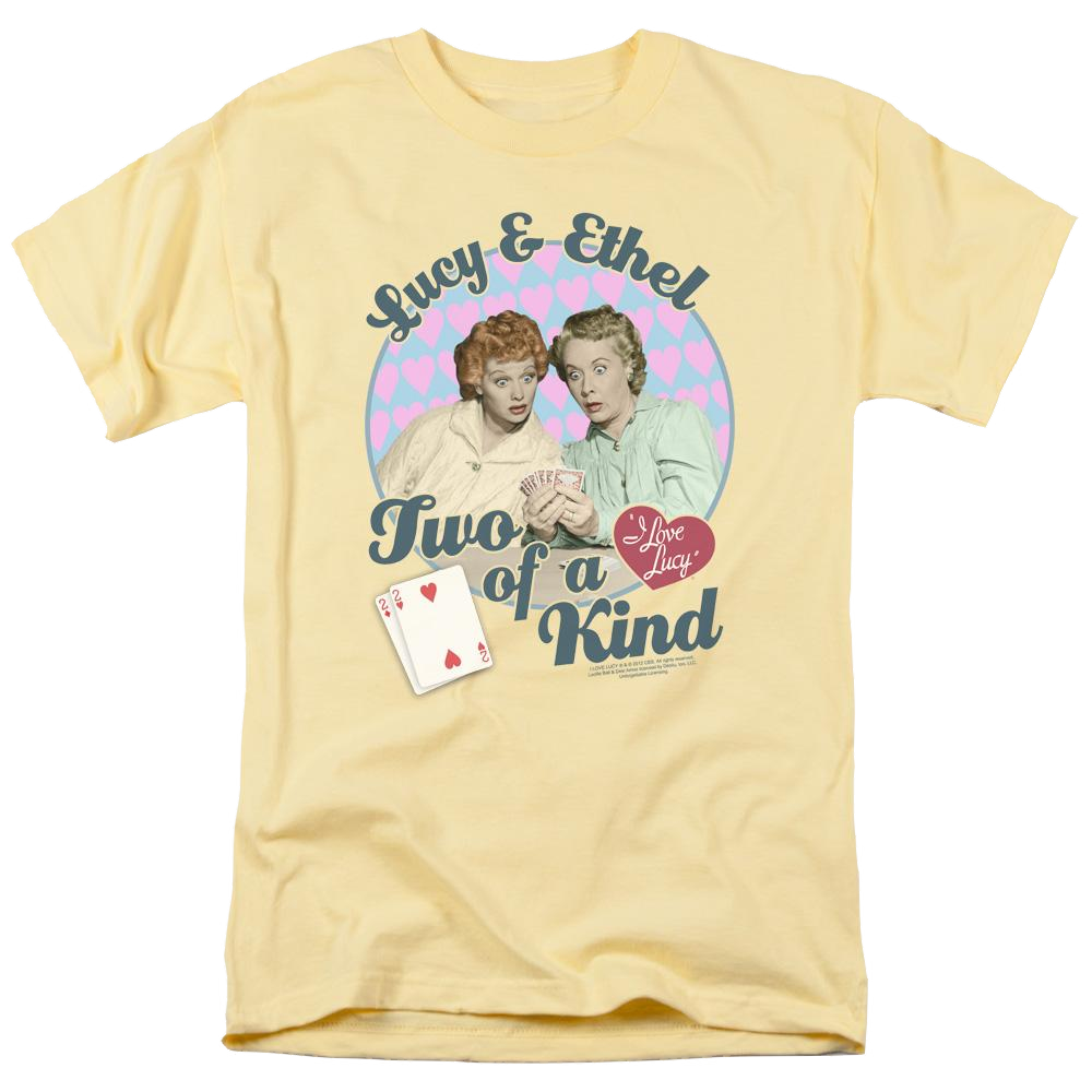 I Love Lucy Two Of A Kind Men's Regular Fit T-Shirt Men's Regular Fit T-Shirt I Love Lucy