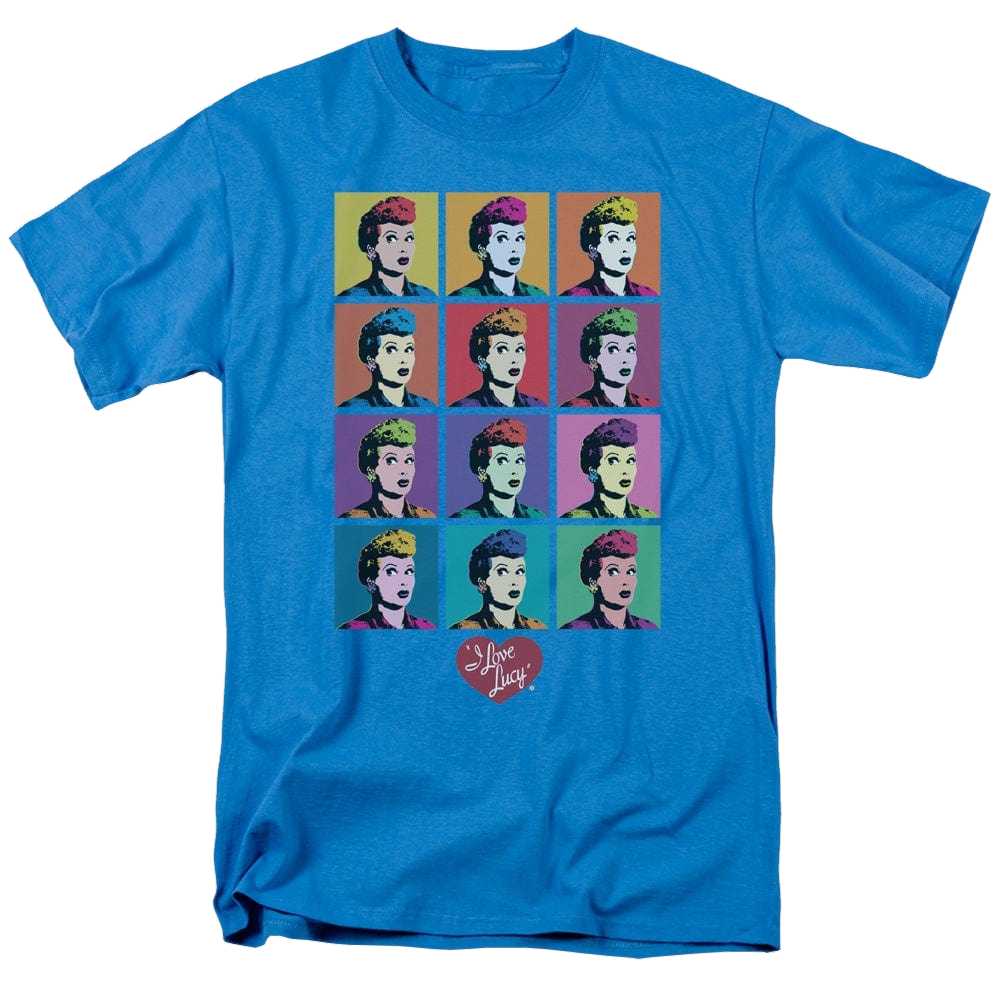 I Love Lucy Worhol - Men's Regular Fit T-Shirt Men's Regular Fit T-Shirt I Love Lucy