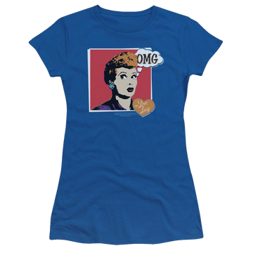 Royal juniors t-shirt with I Love Lucy I Love Worhol Omg graphic